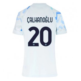 Dámské fotbalový oblečení Inter Milan Hakan Calhanoglu #20 Venkovní košile 2025-26 Krátkým Rukávem